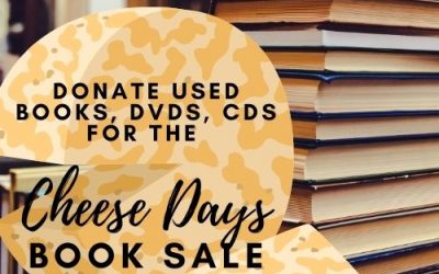Donate Items for Cheese Days Book Sale
