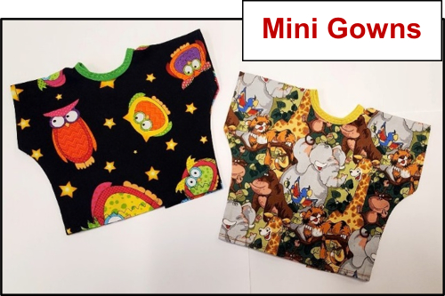mini gowns
