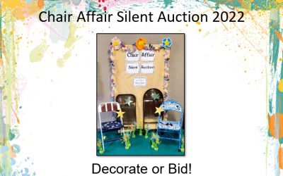 Chair Affair Silent Auction 2022: Decorate a Chair or Bid to Fundraise