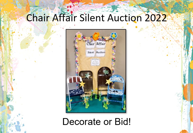 Chair Affair Silent Auction 2022: Decorate a Chair or Bid to Fundraise