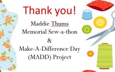 MADD/Maddie Service Projects a success thanks to our community!