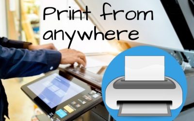 Print from anywhere from your personal device!