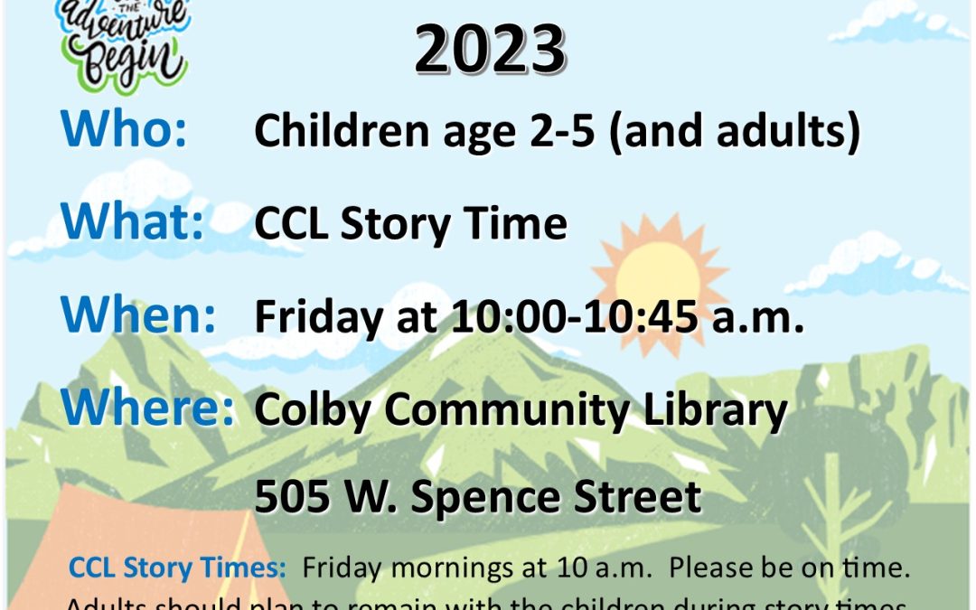Join Us for Story Time! Starting October 6, 2023 at 10 a.m.