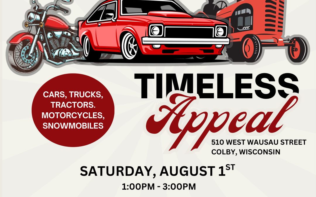 Car Show at Colby Senior Care Saturday, August 1 from 1-3 p.m.